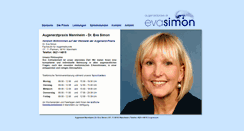 Desktop Screenshot of dr-eva-simon.de