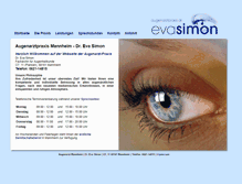 Tablet Screenshot of dr-eva-simon.de